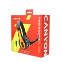 Canyon CNS-CHSC1BY headphones/headset Wired Head-band Gaming Black, Yellow