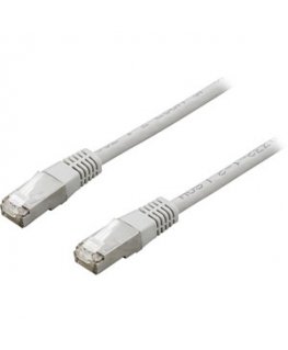 Deltaco FTP Cat7 Patch Cable, 2m networking cable Grey