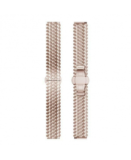 Beline dirželis Watch 20mm Metal Honeycomb rožinė-auksinė /rosegold box