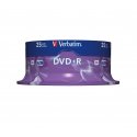 Verbatim DVD+R Matt Silver 4,7 GB 25 tk