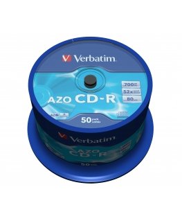 Verbatim CD-R AZO Crystal 700 MB 50 tk