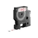 DYMO D1 Standard - Red on White - 9mm