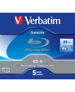 Verbatim DataLife 6x BD-R 25 GB 5 шт