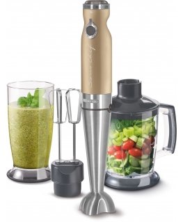 Sencor SHB 5607CH trintuvas 0,8 L Panardinamas maišytuvas 1200 W Šampanas, Nerūdijančiojo plieno