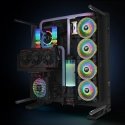 Thermaltake Riing Quad 14 RGB Datora korpusam Ventilators 14 cm Melns Thermaltake Riing Quad 14 RGB Datora korpusam Ventilators 14 cm Melns