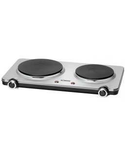 Bomann DKP 5033 E CB Black, Stainless steel Countertop Sealed plate 2 zone(s)