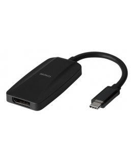 Deltaco USBC-DP8K videokaapeli-adapteri 1,8 m DisplayPort Musta
