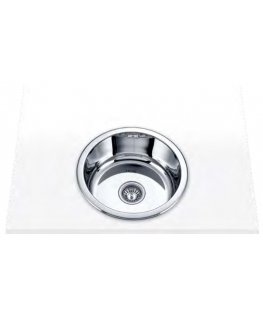 Edesa K2 SE 45 1C Top-mounted sink Circle Stainless steel