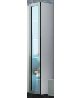 Cama Glass-case VIGO '180' 180/40/30 white/grey gloss