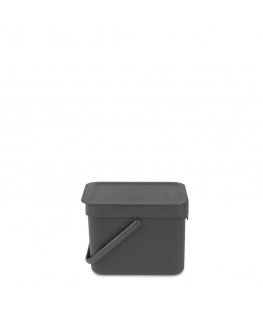 Brabantia 109720 trash can 6 L Rectangular Grey