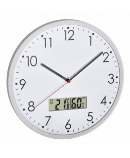 TFA-Dostmann 60.3048.02 wall/table clock Digital clock Round White