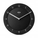 Braun BC 06 B Quarzwanduhr analog schwarz Quartz clock Circle Black