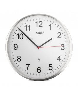 Mebus 19411 Sienas un galda pulkstenis Mehāniskais pulkstenis Apaļš Balts
