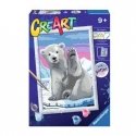 Ravensburger CreArt Pawesome Polar Bear Color by numbers kit