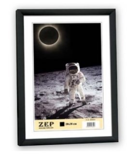 ZEP KB1 pildiraam Ühe pildi raam Must