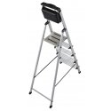 Krause 126535 ladder Sectional ladder Aluminium, Black
