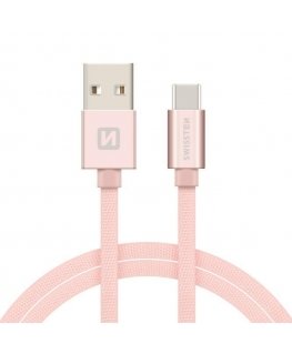Swissten Textile Universal Quick Charge 3.1 USB-C Data and Charging Cable 1.2m