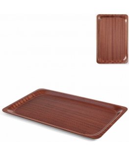 Non-slip laminated tray walnut 460 x 360 mm - Hendi 507025