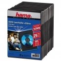 Hama DVD Slim Box 25, Black 1 levyt Musta