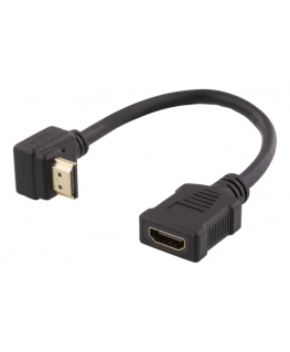 Deltaco HDMI-21B HDMI kabelis 0,2 m HDMI Type A (Standard) Melns