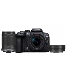 Canon EOS R10 + RF-S 18-150mm F3.5-6.3 IS STM + EF- R