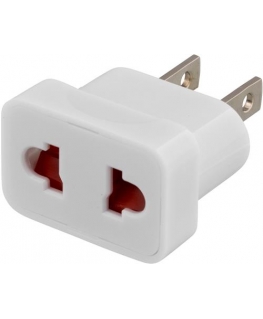 Deltaco GT-400 kabeļu spraudņu pāreja EU/AUS/CH socket US socket Balts