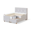 Sleepwell BLACK CONTINENTAL CONTINENTAL BED WITH DRAWER / 160x53x200 / soft / MANGO Light Beige (19206)
