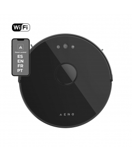 AENO RC3S robots-putekļsūcējs 0,6 L Putekļu maiss Melns