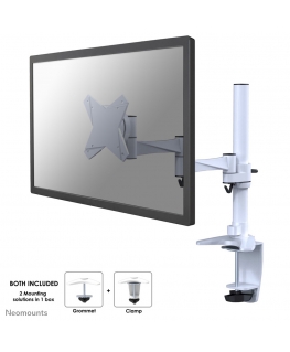 Neomounts FPMA-D1330WHITE monitori kinnitus ja alus 76,2 cm (30") Valge Laud