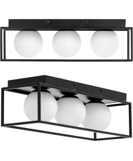 Uniprodo Modern 3-point E9 ceiling light