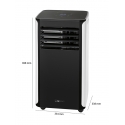 Clatronic CL 3716 mobiilne õhukonditsioneer 65 dB 1010 W Must