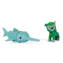 PAW Patrol , Aqua Pups Rocky and Sawfish Action Figures Set, Kids Toys for Ages 3 and up