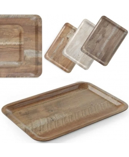 Serving tray laminated wood 430 x 330 mm - Hendi 508879