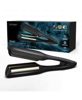 Revamp Progloss 2-in-1 Beach & Volume Waver Lokšķēres Silts Melns 3 m