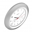 Mebus 19450 wall/table clock Digital clock Round Silver, White
