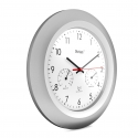 Mebus 19450 wall/table clock Digital clock Round Silver, White